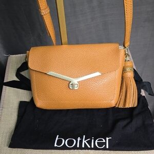 Botkier Tan Leather Crossbody Bag